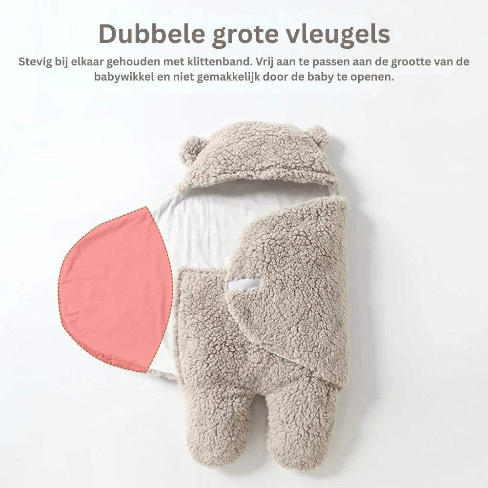 Eenvoudig verstelbare baby wikkeldeken voor optimaal comfort van je kleintje.