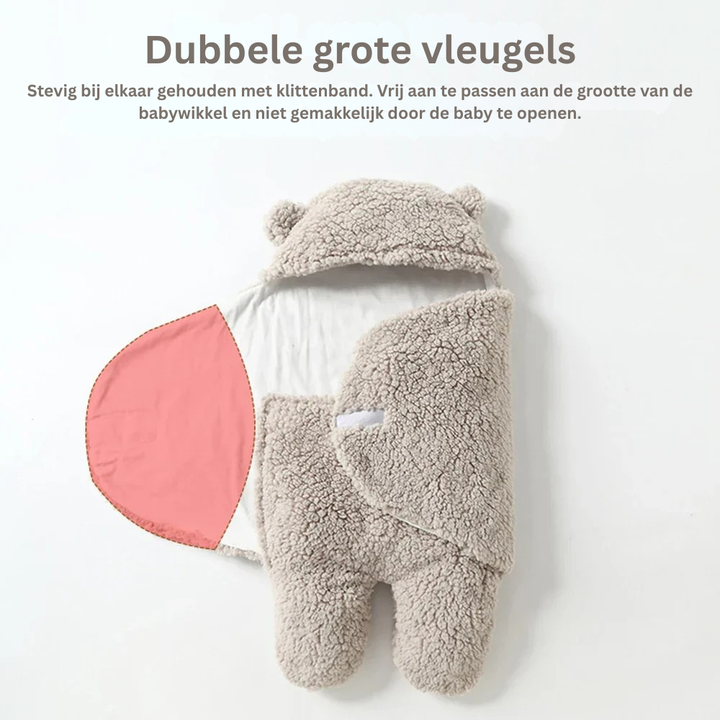 Eenvoudig verstelbare baby wikkeldeken voor optimaal comfort van je kleintje.