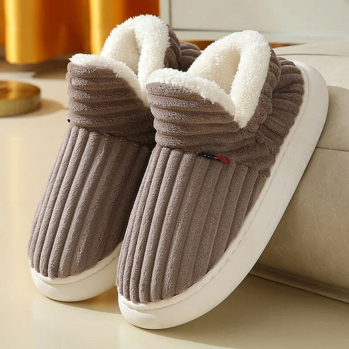 Comfortabele winter pantoffels voor vrouwen, met een zacht interieur en duurzame antislip zool.