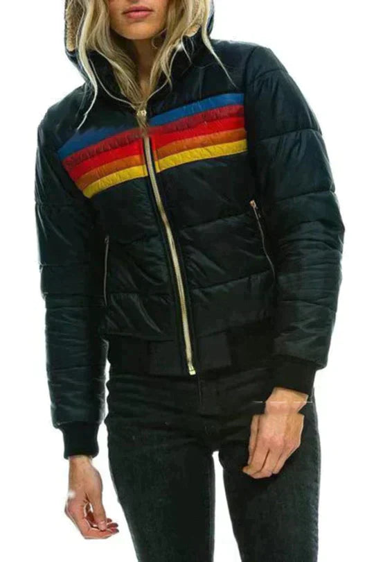 Comfortabele casual dames pluche jas, een heerlijk warme winterjas van zacht materiaal met stijlvolle details.