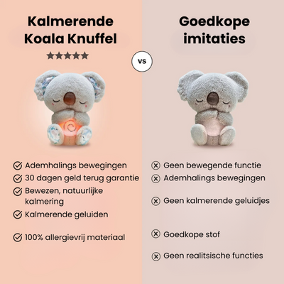 Knuffelbare koala, zacht en kalmerend, perfect voor kinderen en volwassenen die ontspanning zoeken