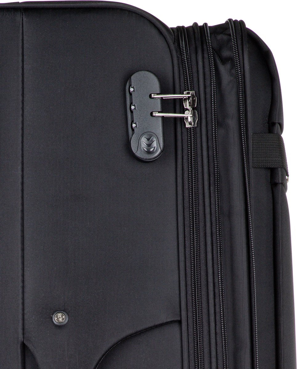 Extra lichte Valencia reiskoffer; perfect voor handbagage of langere reizen zonder extra gewicht.