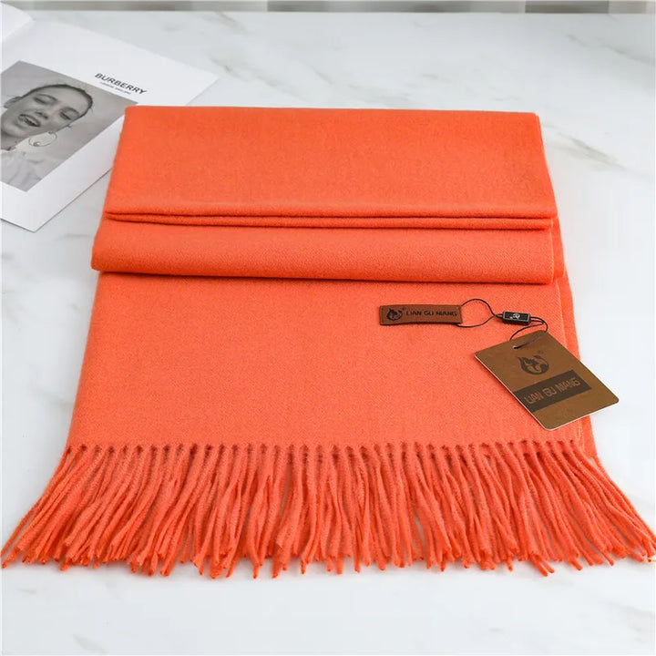 Dames sjaal van premium kasjmier; zacht, warm en elegant voor elke winteroutfit.