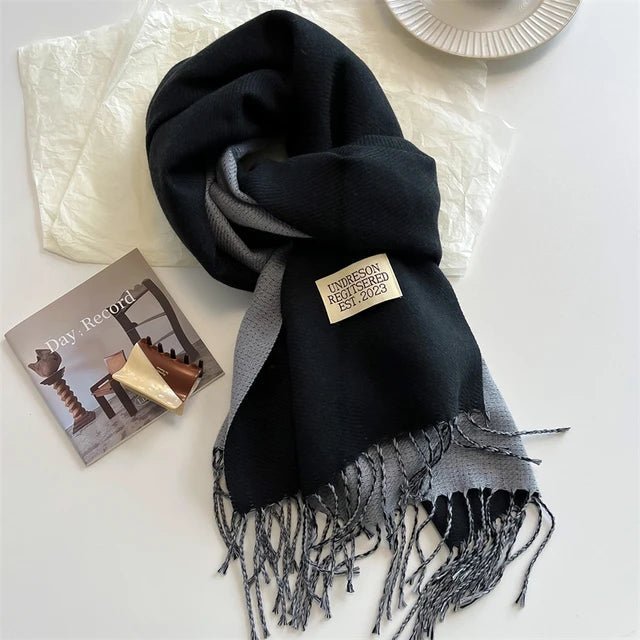 Comfortabele en zachte damessjaal van wol, ideaal voor herfst/winter.
