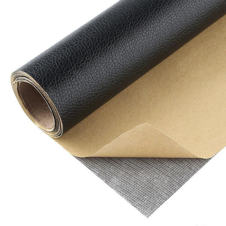 Zelfklevende PU-leren reparatiepatch voor duurzaam leerherstel thuis.