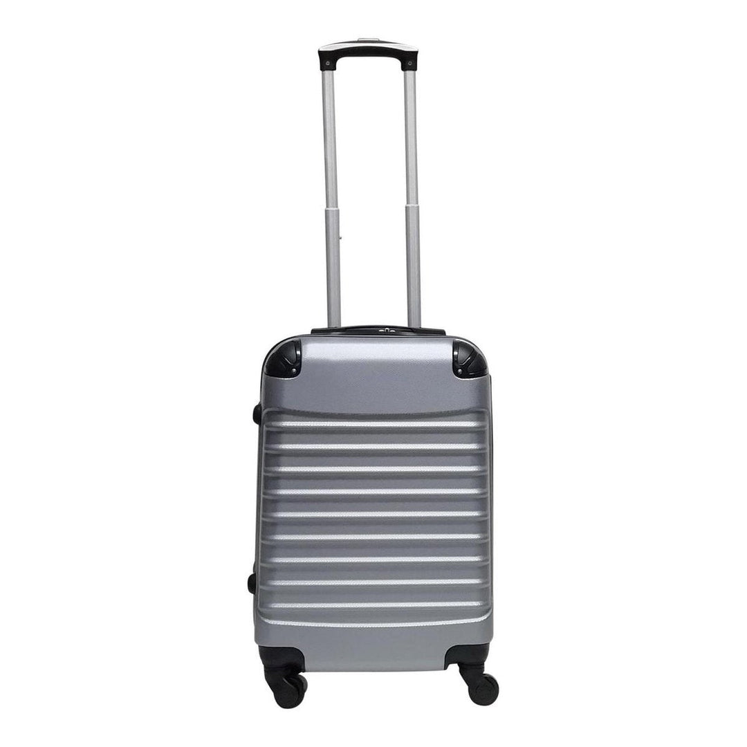 Groene hardschaal bagagekoffer Siena, duurzaam ABS met 4 wielen en cijferslot voor vakantie.