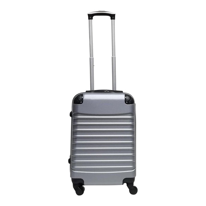 Groene hardschaal bagagekoffer Siena, duurzaam ABS met 4 wielen en cijferslot voor vakantie.