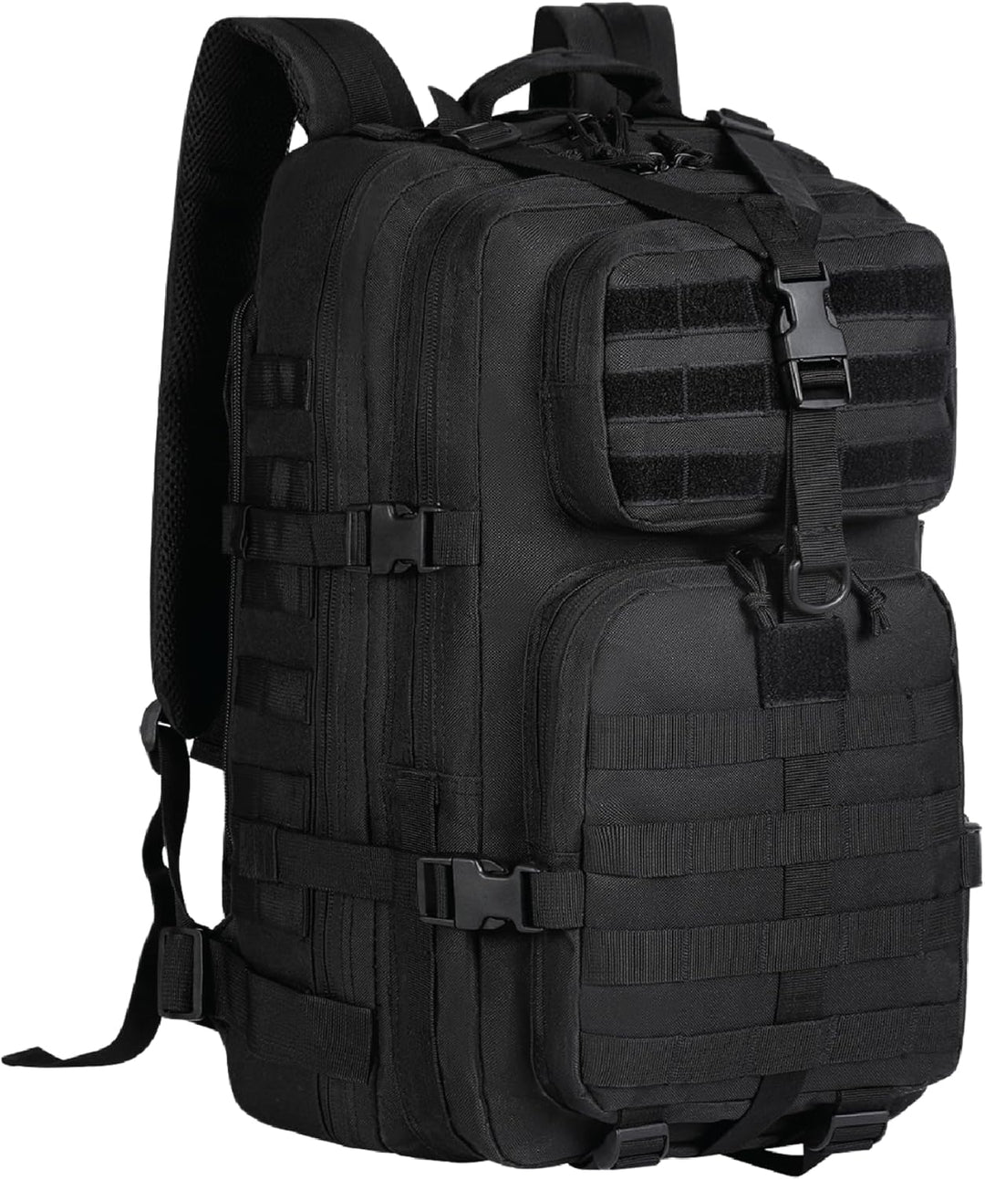 Legerstijl rugzak 35L, duurzaam en functioneel voor outdoor, wandelen en dagelijks gebruik.