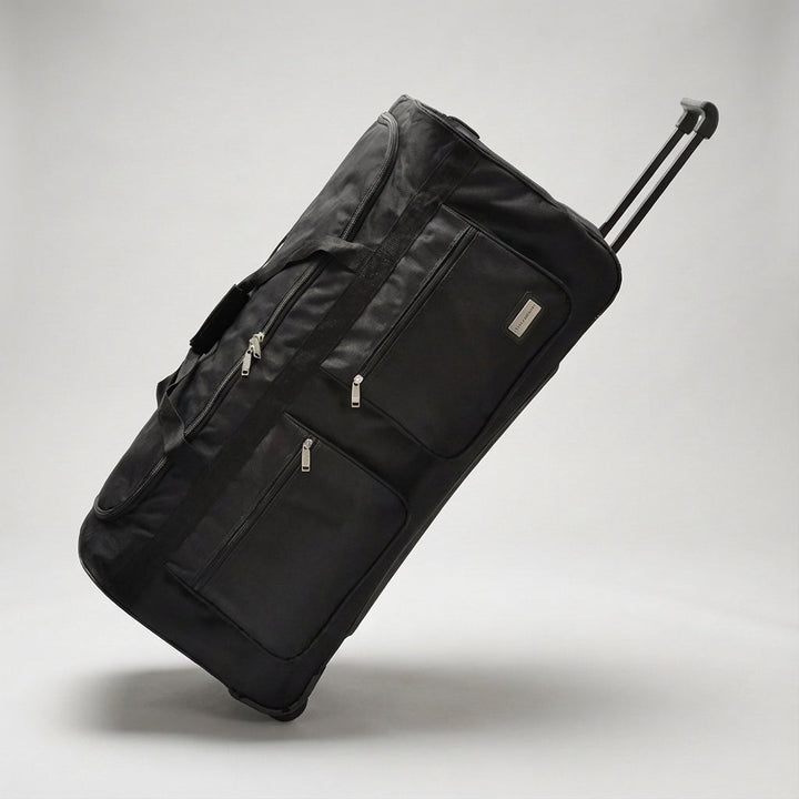 Multifunctionele duffelbag met wielen van Oxford stof, een grote en stevige reisoplossing voor al je spullen.