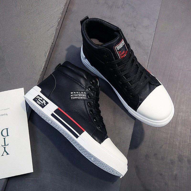 Moderne casual hoge veterschoenen voor heren, biedt optimaal comfort en een trendy herfst/winter look.