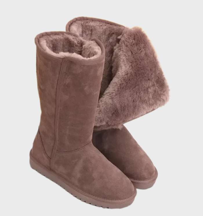 Robuuste dameslaarzen, zwart of bruin, met ritssluiting, waterdicht en comfortabel voor alle winteravonturen.