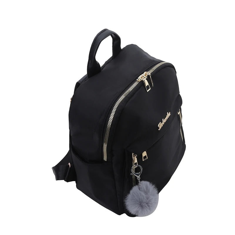 Elegante dames rugzak van duurzaam PU leer, veelzijdig als reistas, schooltas of werktas.