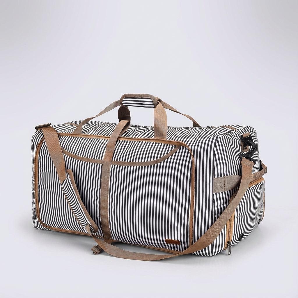 Veelzijdige LoadMate reistas: opvouwbare duffelbag, weekendtas en sporttas met handig schoenenvak.