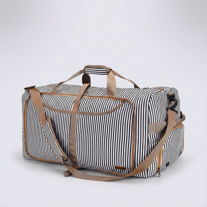 Veelzijdige LoadMate reistas: opvouwbare duffelbag, weekendtas en sporttas met handig schoenenvak.