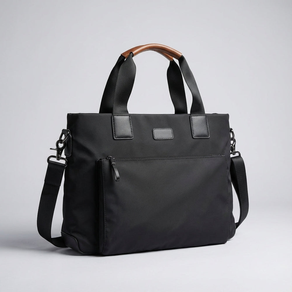 Functionele unisex laptoptas met meerdere vakken, ideaal voor zakelijk gebruik, kantoor of reizen. Optimale organisatie.