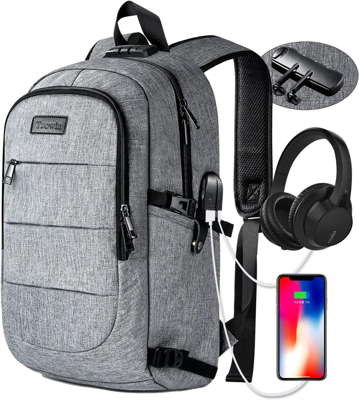 Functionele schooltas voor studenten, grote capaciteit, anti-diefstal, met USB.