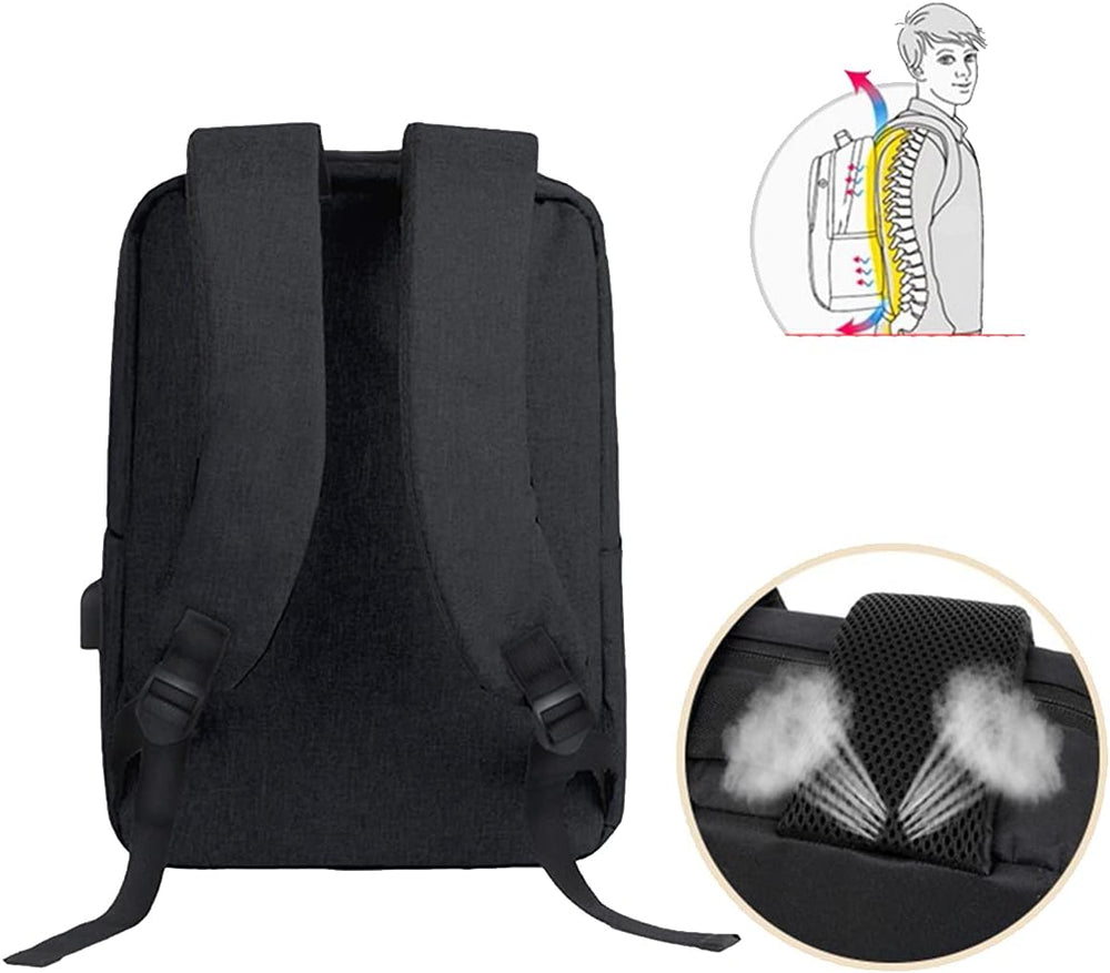 Grijze waterdichte reisrugzak voor laptop, ideaal voor dagelijks gebruik en avonturen.