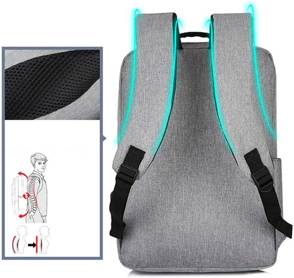 Stijlvolle laptoprugzak met USB-poort, geschikt voor reizen, werk en als schoolrugzak.