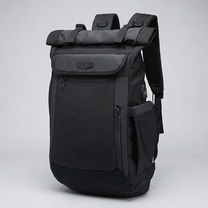 Moderne unisex Venturo rolltop rugzak, perfect voor reizen en dagelijks gebruik, met veel opbergruimte & bescherming.