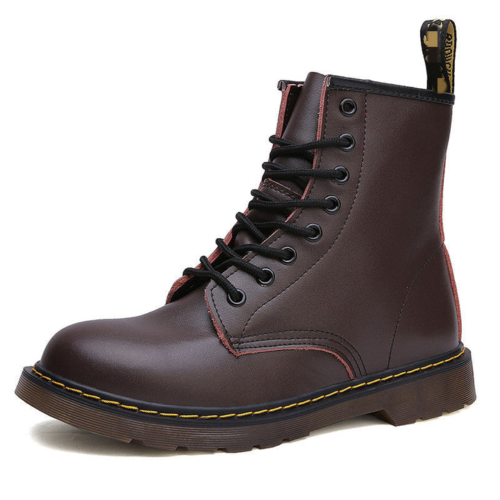 "Zwarte veterlaarzen met robuuste zool, elegante uitstraling en comfortabele pasvorm voor dagelijks gebruik, dames schoenen."