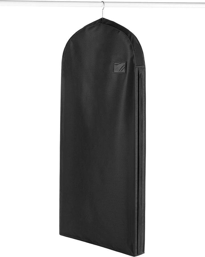 Praktische zwarte reisorganizer kledingtas met ritsvakken en waterafstotende eigenschappen voor reizen.