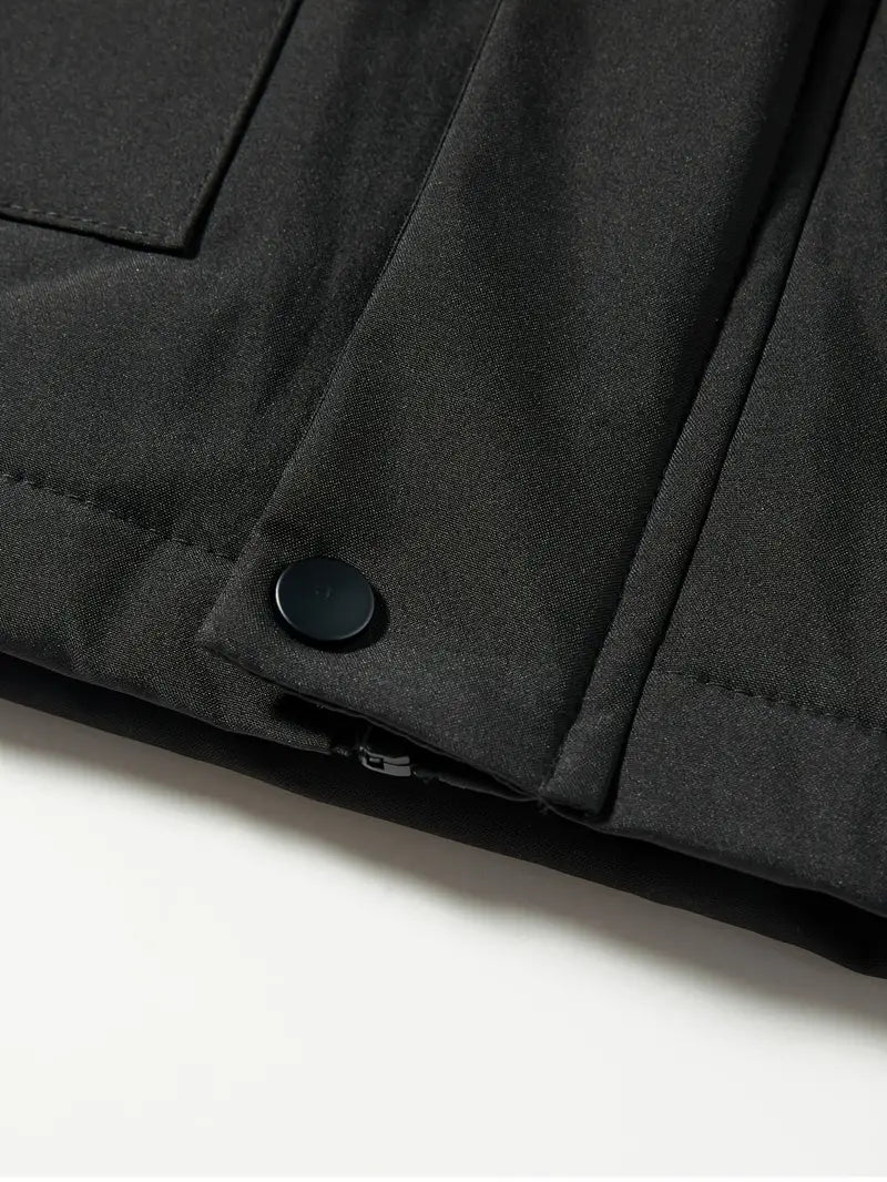 Winddichte en warme heren winterjas, waterafstotende bovenkleding voor optimale bescherming.