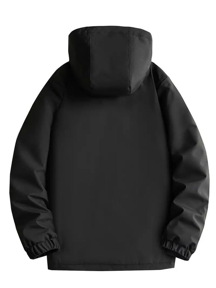 Functionele heren winterjas, winddichte en waterdichte parka voor extreme winterkou.