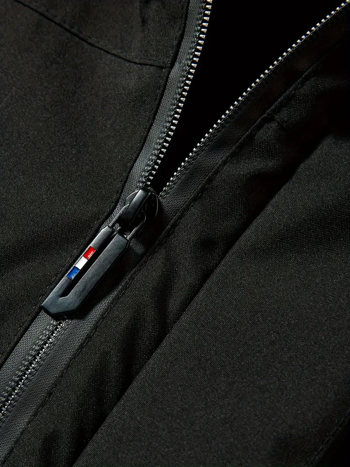 Stijlvolle heren winterparka, comfortabele regular fit waterdichte jas voor de moderne man.